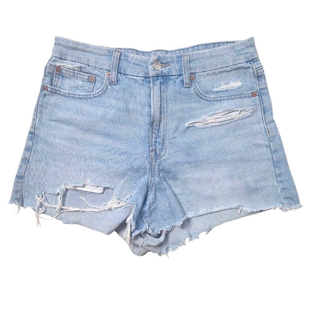 American Eagle Outfitters Curvy 90s Boyfriend Short Distressed Size 4